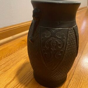 Elegant Black Decorative Vase